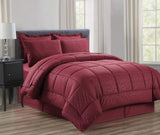 Decor&More Home Essentials 8 Piece Embossed Vine Bed in a Bag