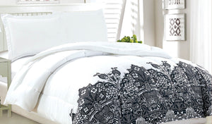 Faith, Hope, Love Home Decor Ultra Soft 3 Piece Full/Queen Size Reversible Comforter Set