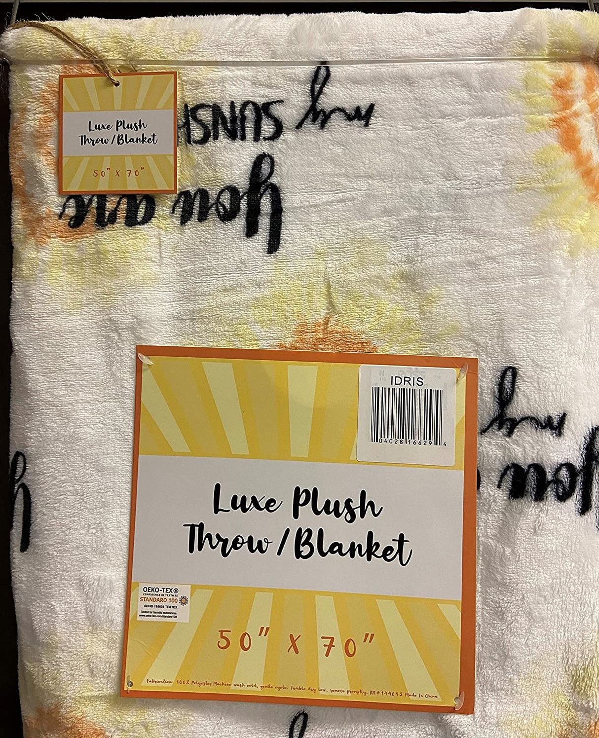 Summertime fun extra soft throw blanket (50 x 60)