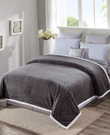 Home essentials braided sherpa blanket