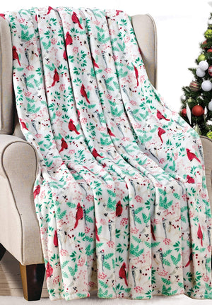 Faith, Hope, Love Home Decor Autumn Harvest Fall Collection Festive And Cuddly Holiday Microplush Throw Blanket