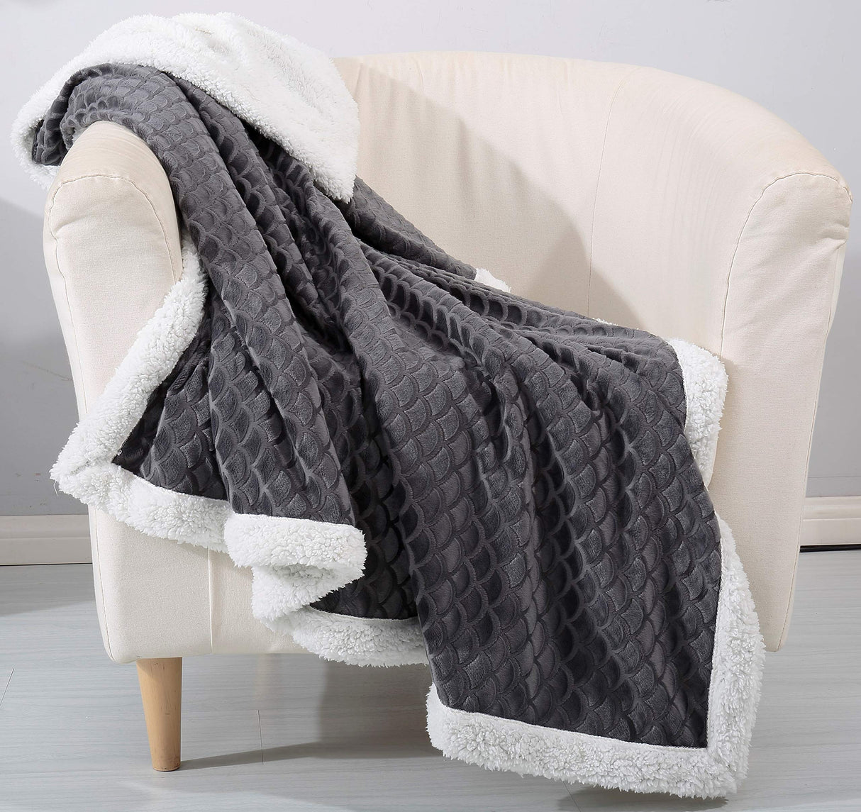 Decor&More Religious 50" x 70" Oversized Super Soft Microplush Throw Blanket