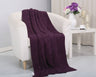 Faith, Hope, Love Home Decor Soft Piet Touch Classic Woven Knitted Throw Blanket