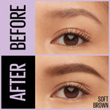 2-PACK – Maybelline Express Brow 2-In-1 Pencil and Powder Eyebrow Makeup, Soft Brown