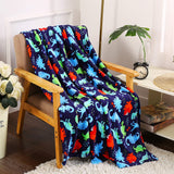 Home essentials tropical plush throw