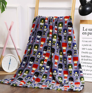 NobleHouse Velvet Touch Holiday Throw Fleece Blanket (50" x 60")