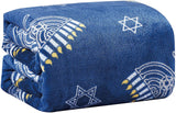 Noblehouse velvet touch holiday throw fleece blanket (50" x 60")