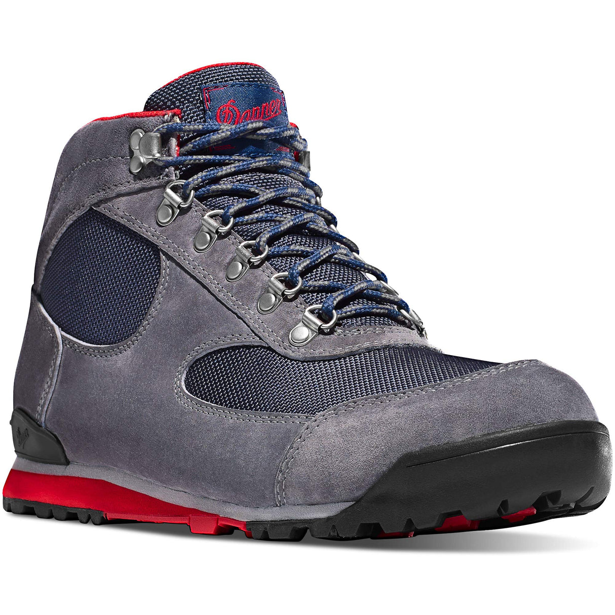 Danner Men's Jag Waterproof Hiking Boots - Steel Gray & Blue Wing Nubuck