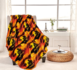 NobleHouse Velvet Touch Holiday Throw Fleece Blanket (50" x 60")