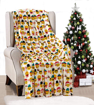 Faith, Hope, Love Home Decor Autumn Harvest Fall Collection Festive And Cuddly Holiday Microplush Throw Blanket