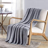 Decor&More Double Helix Embossed Ultra Lush Throw Blanket (50" x 60")