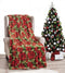 Noblehouse velvet touch holiday throw fleece blanket (50" x 60")