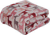 Festive holiday microplush throw blanket (50" x 60")