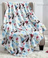 Faith, Hope, Love Home Decor The Shore Extra Soft Throw Blanket (50" X 60") - Sea Life Nautical Throw Blanket
