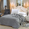 Faith, Hope, Love Home Decor Ultra Lush Full Size Chevron Microplush Blanke