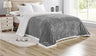 Decor&More Home Essentials Corduroy Sherpa Blanket (Multiple Size Options)