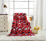 Decor&More American Pride Collection Microplush Throw Blanket (50" x 60")