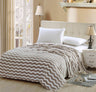 Faith, Hope, Love Home Decor Ultra Lush Full Size Chevron Microplush Blanke