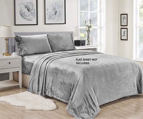 Luxury extra soft velvet touch microplush sheet set