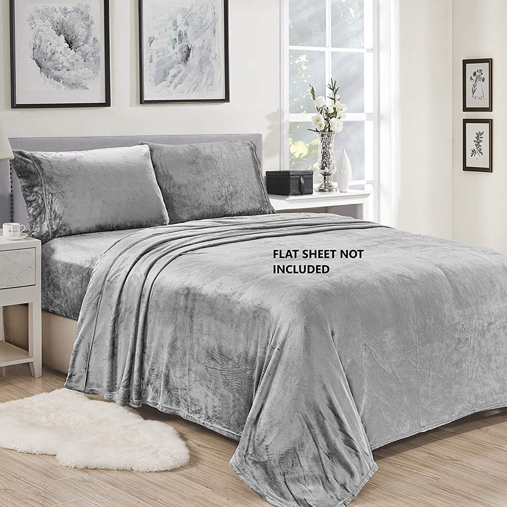 Decor&More Luxury Elegance Extra Soft Velvet Touch Microplush Sheet Set