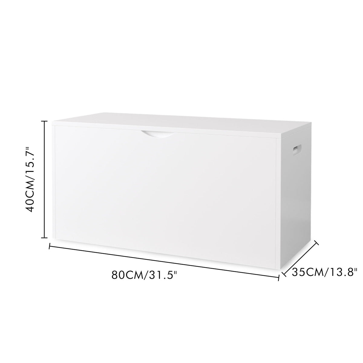 Toy Storage Organizer With Rolling Drawer - White