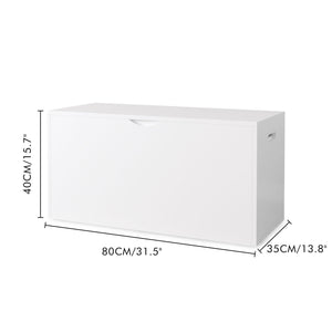 Toy Storage Organizer With Rolling Drawer - White