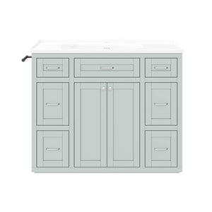 48" Mint Green Bathroom Vanity