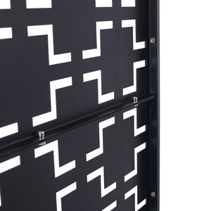 Outdoor & Indoor Metal Privacy Freestanding Decorative Screen