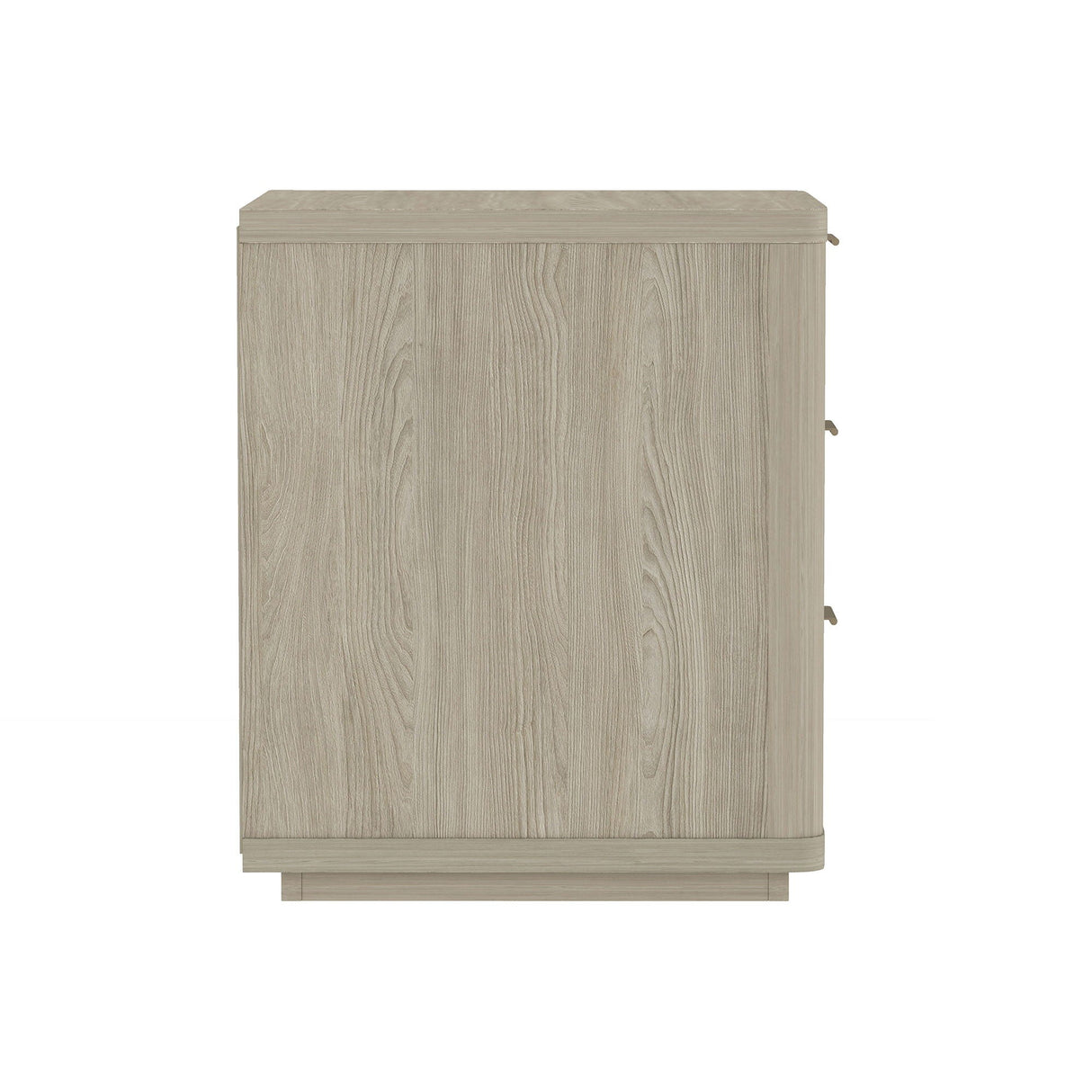 Evelyn - Nightstand With 3 Drawers, Smooth Rounded Edges