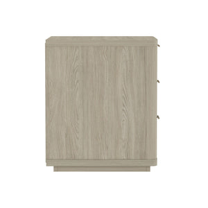 Evelyn - Nightstand With 3 Drawers, Smooth Rounded Edges