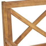 Perla Dining Chair 2pcs with Blue Cushions