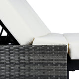 TREXM Outdoor Daybed with Adjustable Backrest