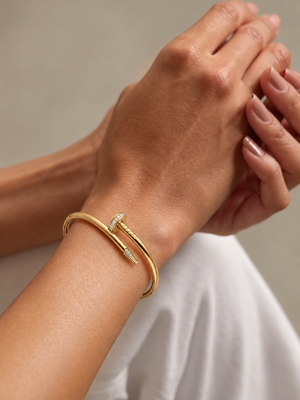 18k Nail Bracelet
