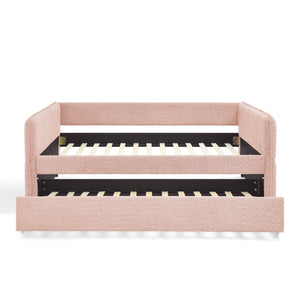 Upholstered Daybed With Pop Up Trundle