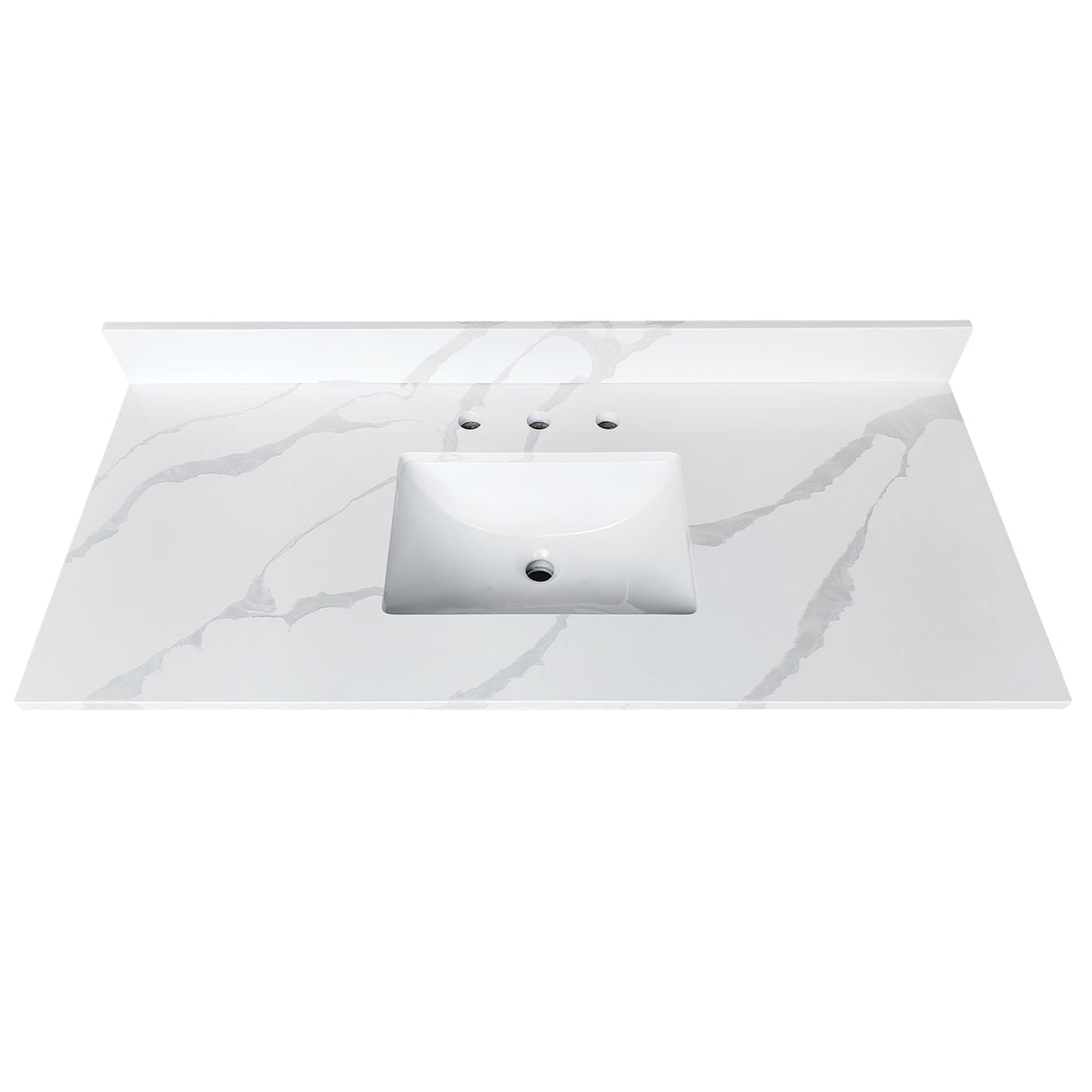 49-Inch Quartz Bathroom Vanity Top