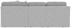 Logan - Upholstered Sectional With Comfort Coil Seating And Accent Pillows Included