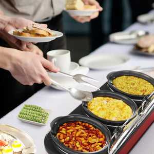 Triple Slow Cooker, Buffet Food Warmer
