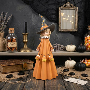 GIRL WITCH WITH CANDY CORN