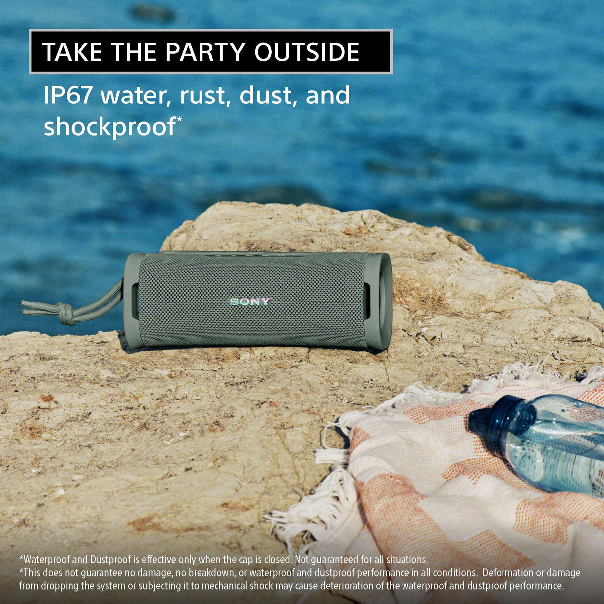 Sony ULT FIELD 1 Wireless Portable Bluetooth Speaker - Black (SRS-ULT10/B) – Certified Refurbished