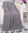 Faith, Hope, Love Home Decor Soft Touch Classic Woven Knitted Throw Blanket With Fringe
