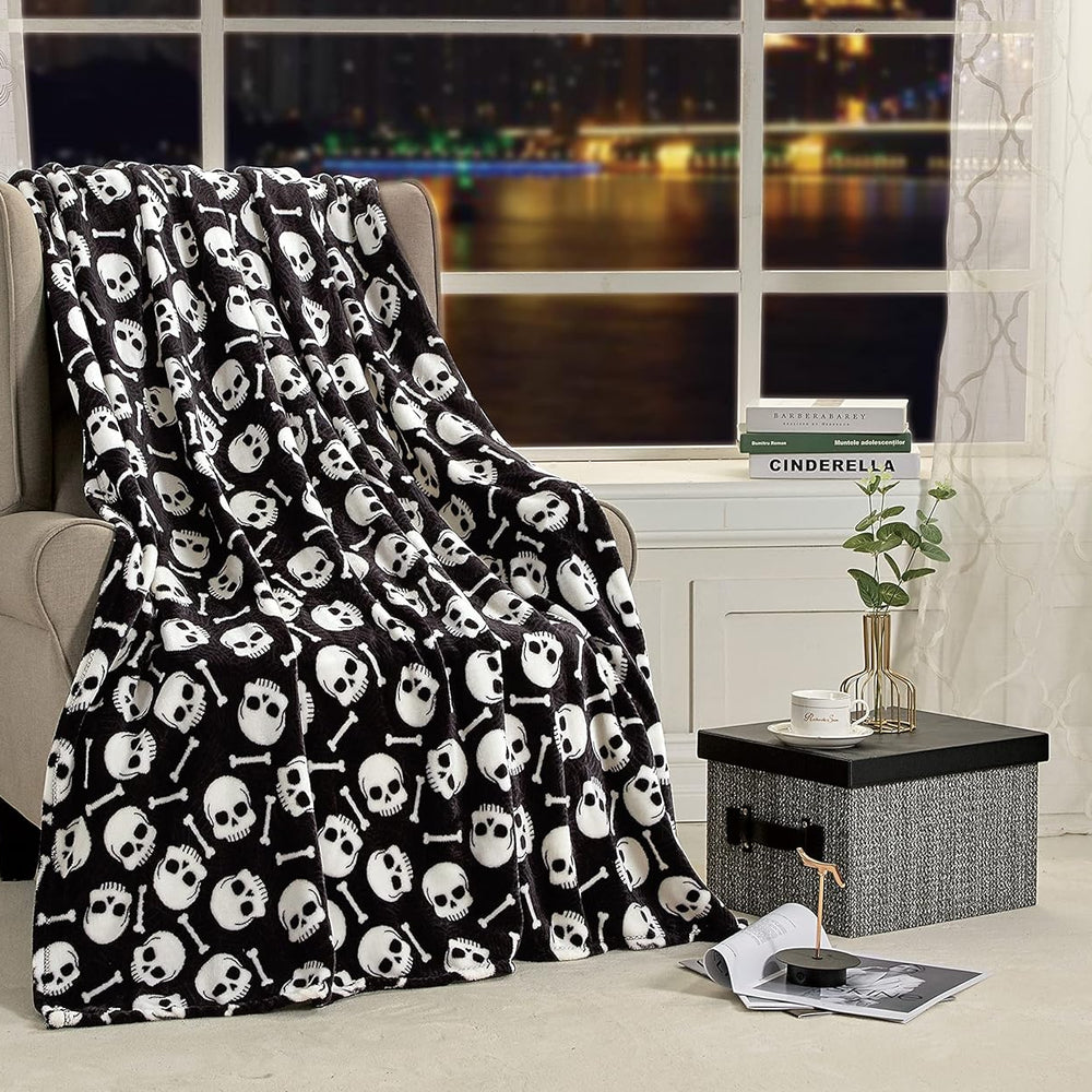 Happy Halloween Microplush Throw Blanket (50 X 60 Inch) - Pumpkins