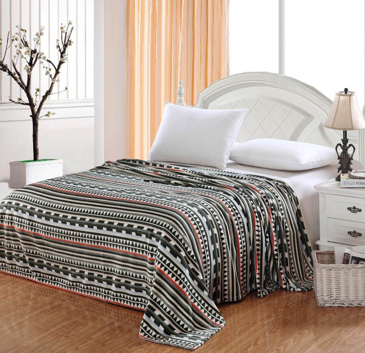 Faith, Hope, Love Home Decor Ultra Lush King Size Camesa Microplush Blanket