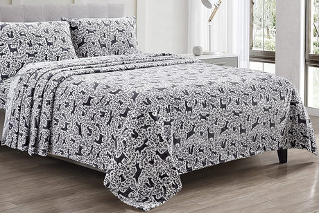 Decor&More Luxury Elegance Extra Soft Velvet Touch Microplush Sheet Set