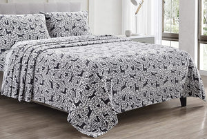Decor&More Luxury Elegance Extra Soft Velvet Touch Microplush Sheet Set