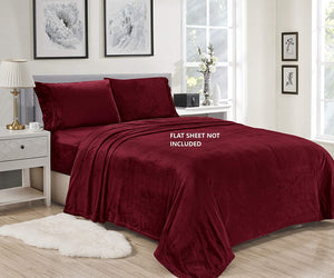 Decor&More Luxury Elegance Extra Soft Velvet Touch Microplush Sheet Set