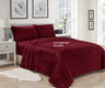 Faith, Hope, Love Home Decor Luxury Elegance Extra Soft Velvet Touch Microplush Sheet Set