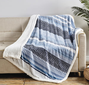 FAITH, HOPE, LOVE HOME DÉCOR Amor Eterno Heart Throw Blanket – Ultra Plush 50" x 60" Sherpa Fleece, Alaska Taupe, Soft Cozy Decorative Heart Throw for Bed & Sofa