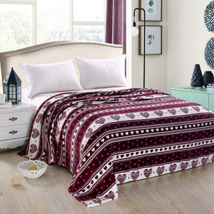 Faith, Hope, Love Home Decor Heartfelt Queen Microplush Blanket