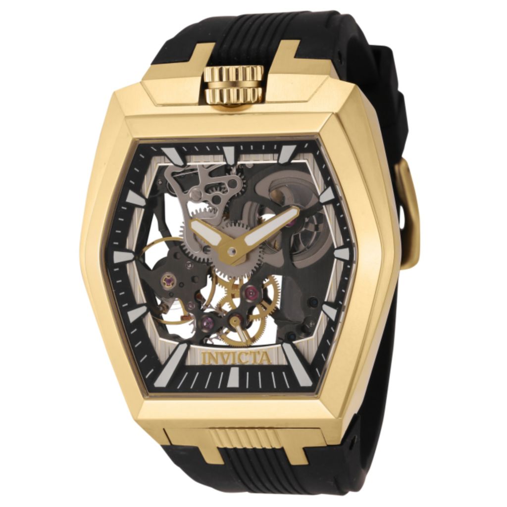 Invicta Akula 48mm Mechanical Skeletonized Dial Strap Watch