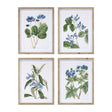 Wood-framed-floral-print-(set-of-4)-Wall-Art